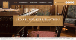 Desktop Screenshot of bureaudesestimations-paris.com